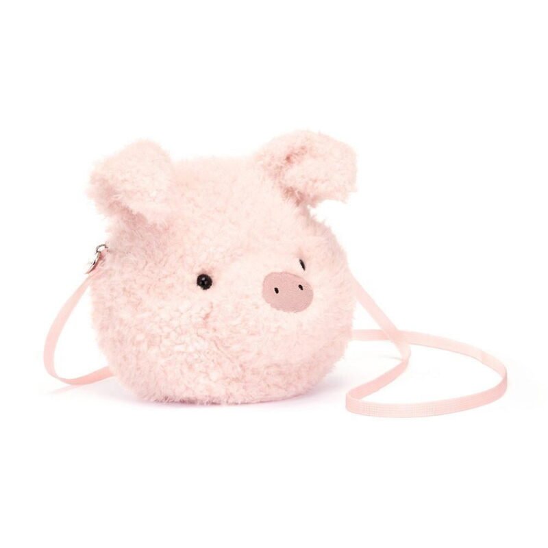 Little Pig Bag Plush , Soft Stuffed Pig - Cute Collectible Gift for Adults & Plushie Lovers Little Pig Bag