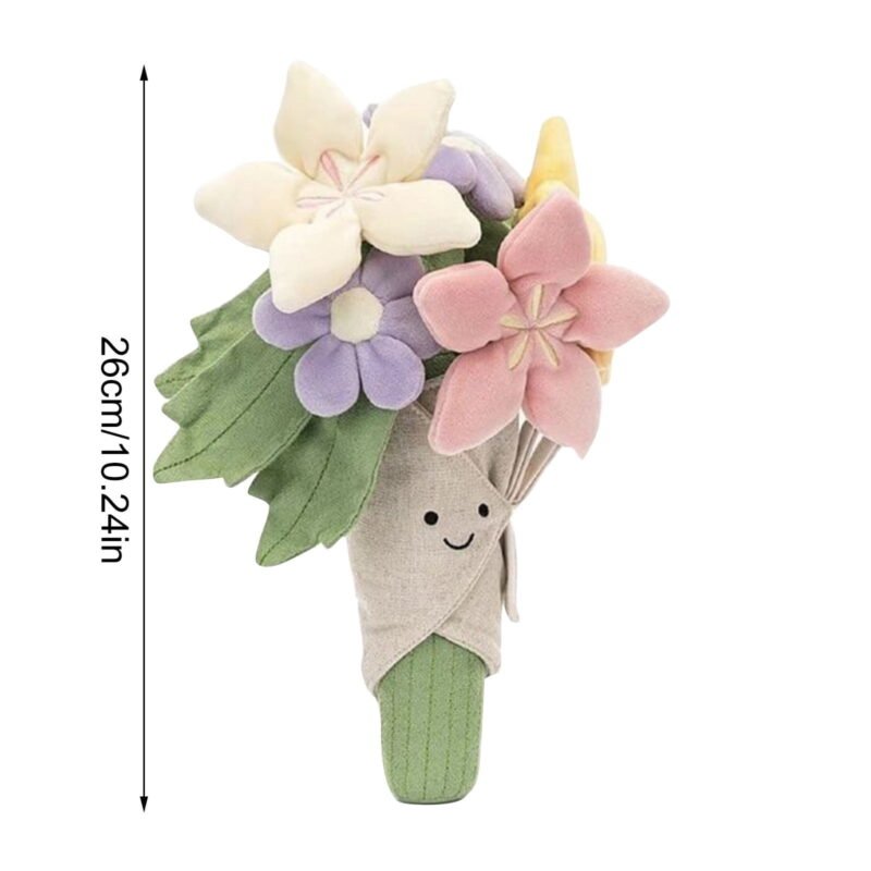 11 Flower Bouquet Plush&nbsp;?C Soft Stuffed Floral Arrangement as Girls, Boys & Kids