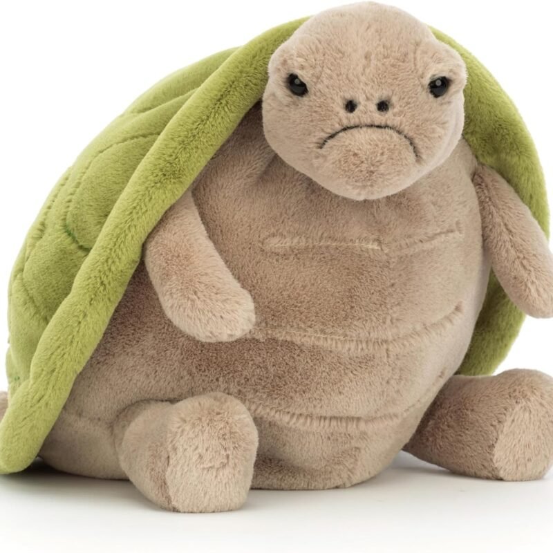 Jellycat Timmy Turtle Stuffed Animal, 11 inches - Reptile Plush Toy - Classic Children's Gift