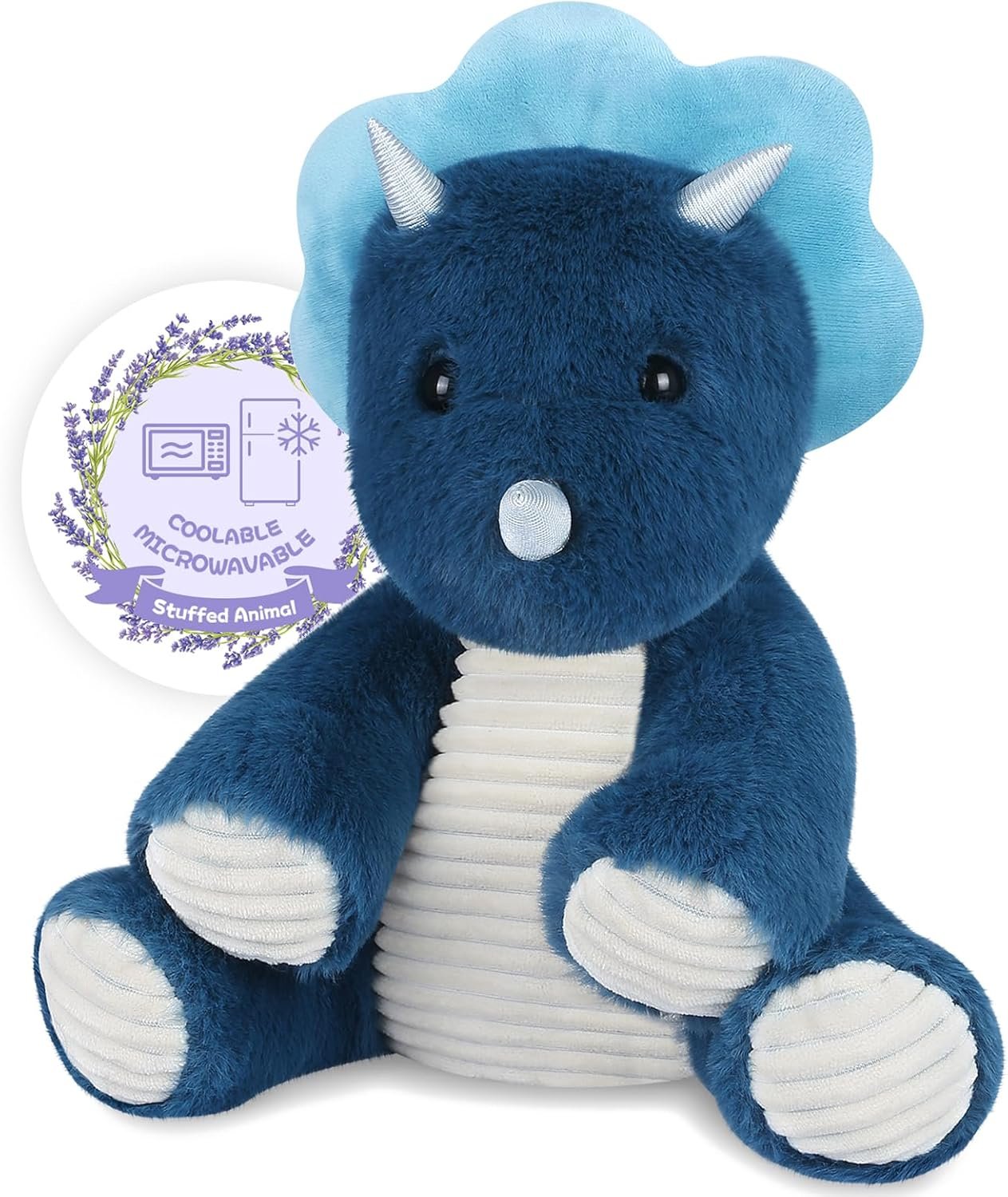 Heatable & Coolable Highland Cow Stuffed Animals Plushie, Microwavable Heating Pad for Soothing & Relaxation, Lavender Scented Cattle Plush Toys for Stress Relief, Stuffed Cow Gifts