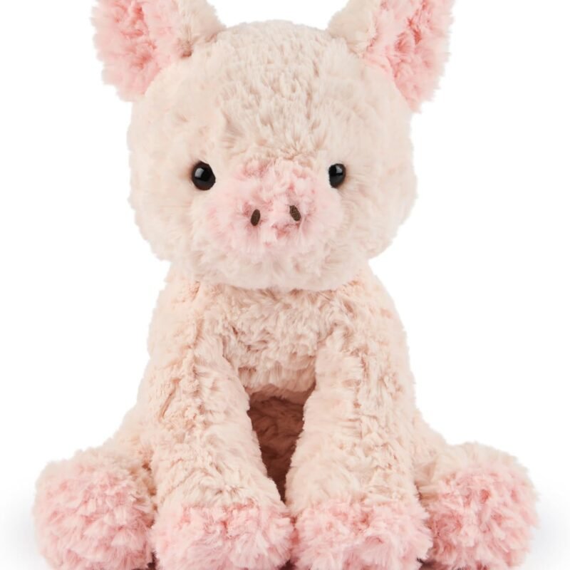 Jellycat Cozys Collection Pig Plush, Pig Stuffed Animal for Ages 1 and Up, Pink, 10??