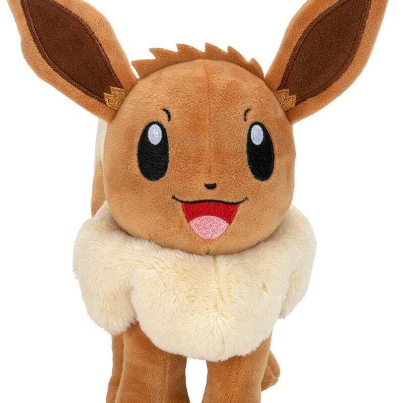 Pokemon Eevee Plush - 8-Inch Soft Plush with Authentic Details
