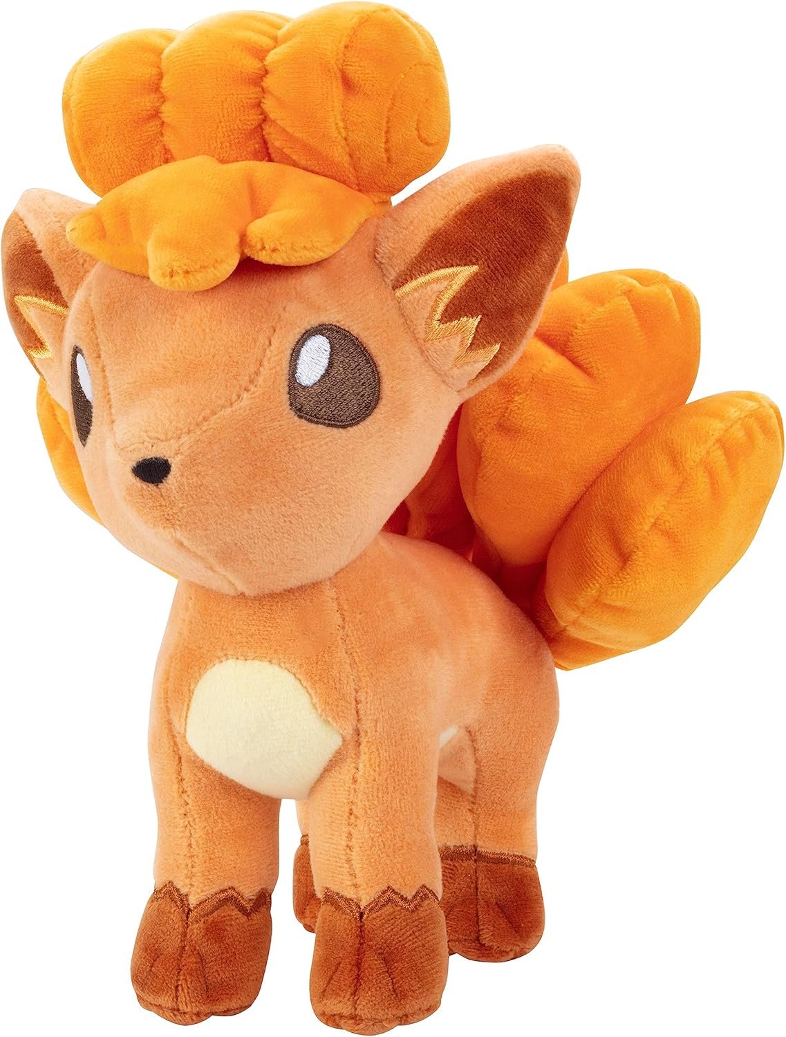 Pokemon Vulpix 8" Plush - Officially Licensed - Generation One Figure - Authentic Soft Stuffed Animal Toy - Holiday Christmas Stocking Stuffer Gift for Kids, Boys, Girls - 2+