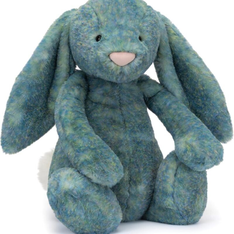 Jellycat Bashful Azure Luxe Bunny Stuffed Animal, Huge 20 inches - Rabbit & Bunny Plush Toy - Classic Children's Gift