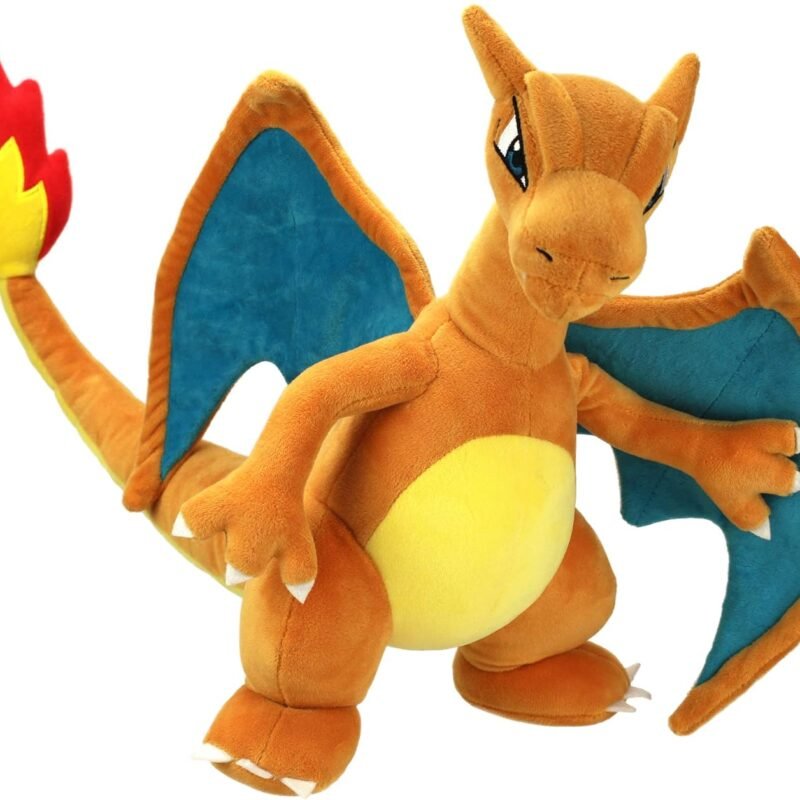 Pok??mon 12" Large Charizard Plush - Officially Licensed - Charmander Evolution - Authentic Soft Stuffed Animal Toy Figure - Holiday Christmas Stocking Stuffer Gift for Kids, Boys, Girls - 2+