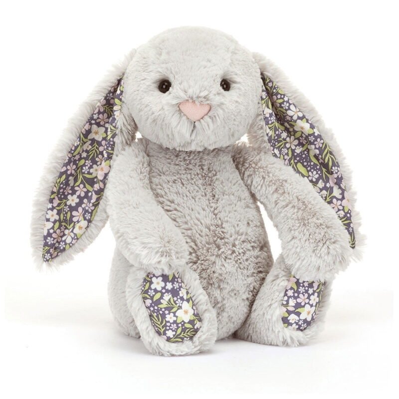 Blossom Silver Soft Plush 'Bloom' - Bashful Bunnies Series Plush , Cute Stuffed Animal Gift for Kids, Adorable Soft Plush Plushie Soft Collectible