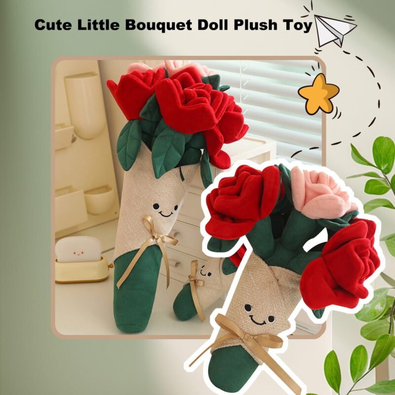 11 Rose Bouquet Plush - 2025 Valentine's Special Edition Stuffed Floral Arrangement